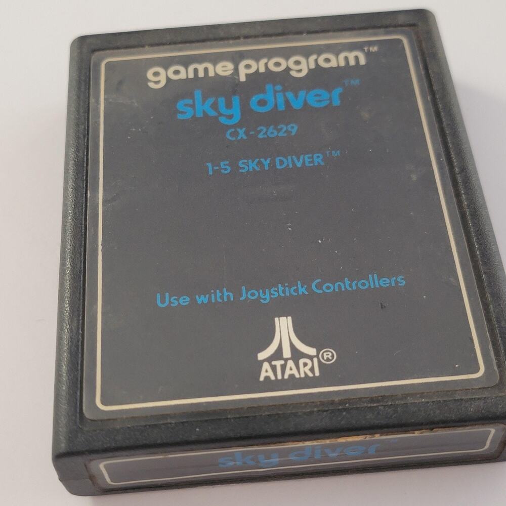 Sky Diver Atari 2600 Game Cartridge Atari CX-2629 Arcade Sports Retro Video Game